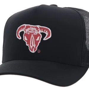 Bad Company Black 5-Panel Trucker with Red / White Embroidery Logo