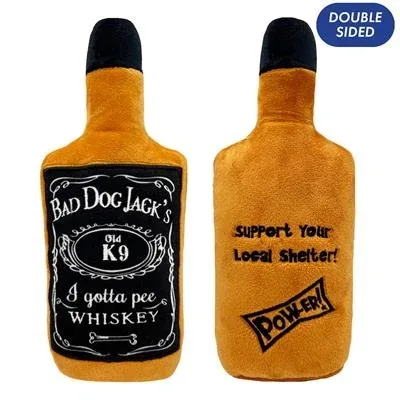 Bad Dog Jack's Whiskey Dog Toy Large (Double Sided)