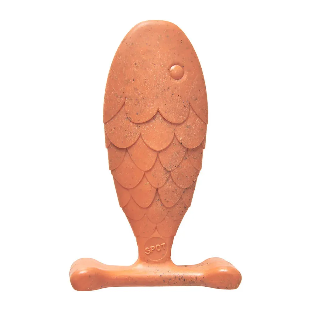 Bam-Bone Fish Salmon Dog Toy Salmon 5.5 in