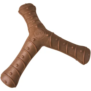 Bam-Bone + Tripod Dog Toy Bison 8 in