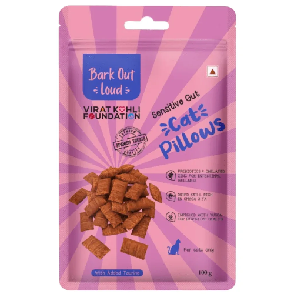 Bark Out Loud by Vivaldis Pillows for Sensitive Gut & Hairball Control Cat Treats Combo - Image 2