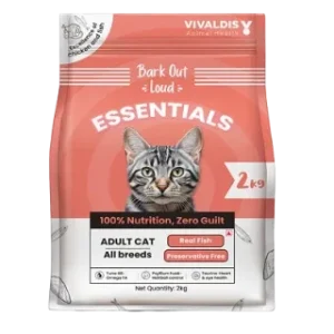 Bark Out Loud Essentials Real Fish Adult Cat Dry Food
