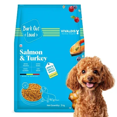 Bark Out Loud Salmon & Turkey Mini & Small Breed Adult Dog Dry Food - Image 2