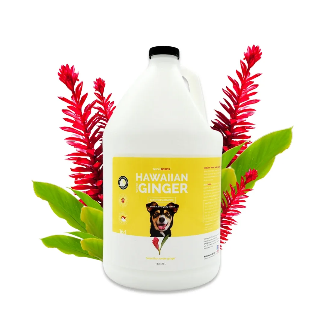Bark2Basics Hawaiian White Ginger Shampoo, 1 Gallon