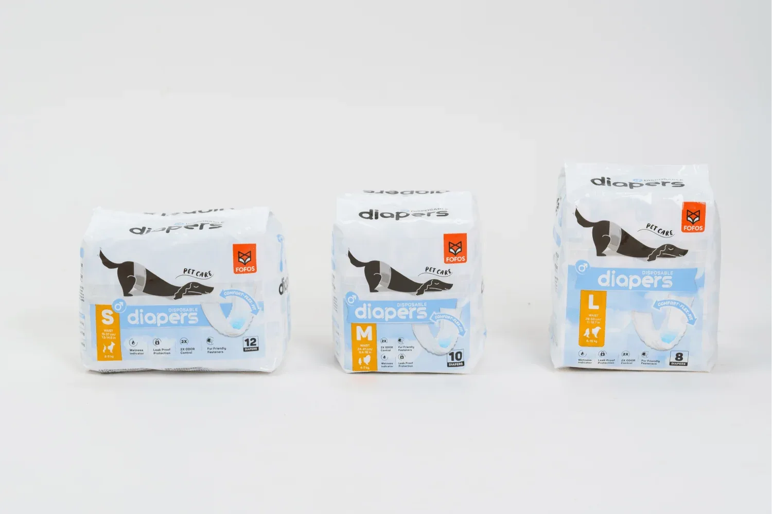 Barkbutler x Fofos Diaper for Male Dog (25x33cm)
