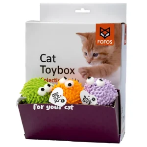 Barkbutler x Fofos Geek Ball Toy for Cats