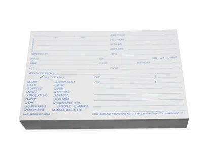 Barkleigh Medium Klip Kards, 4 x 6 inch, 100 Pack