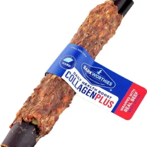 Barkworthies Dog Collagen Beef 6 Inches 50 Count