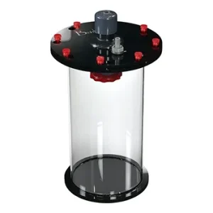 Bashsea 6-12 Waste Collector, 8.5 x 8.5 x 14 in. - Red/Black