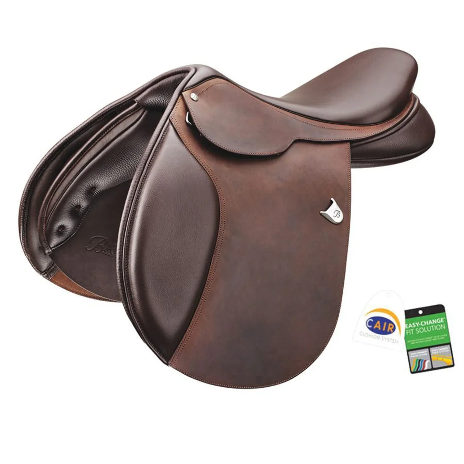 Bates Caprilli Close Contact Saddle with Forward Flap