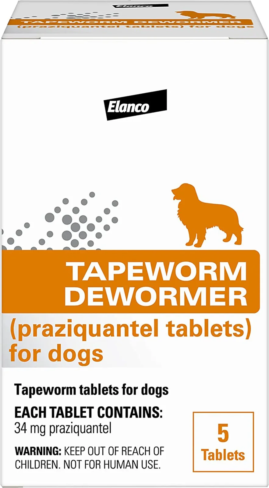 Bayer Tapeworm Dewormer Dog, 5 ct