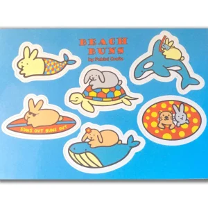 Beach Buns STICKER SHEET