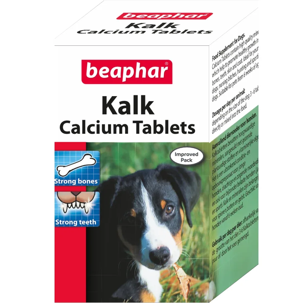 Beaphar Kalk Calicum Tablets Supplements for Dogs - Image 2