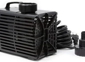 Beckett Spaces Places Submersible Auto Shut Off Pond or Waterfall Pump Black 3,550 GPH