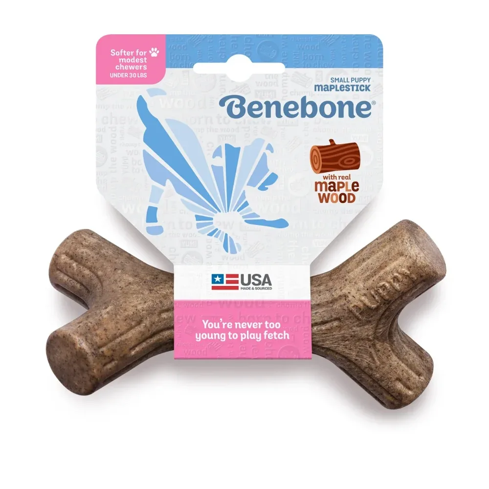 Benebone Maple Wood Flavored Stick Chew Toy for Puppy - Image 2