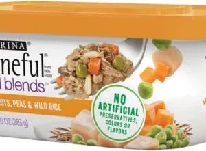 Beneful Chopped Blends With Chicken, Carrots, Peas & Wild Rice 8/10Oz {L+1}178361
