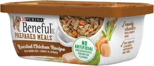 Beneful Prepared Meals Roasted Chicken Recipe 8/10OZ {L-1} 178335