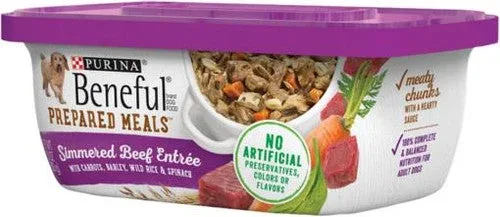 Beneful Prepared Meals Simmered Beef Entree 8/10OZ {L-1} 178337 - Image 2