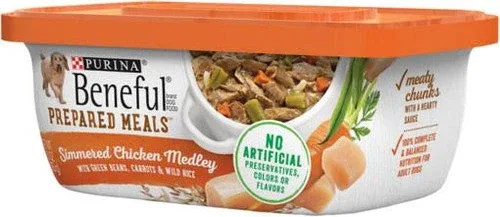 Beneful Prepared Meals Simmered Chicken Medley 8/10OZ {L+1} 178339 - Image 2
