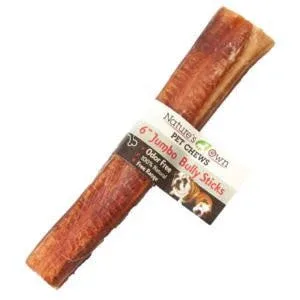 Best Buy Bones Inc. USA Jumbo Bully Sticks Odor Free 6" Display 40 Pc. {L+1} 395004