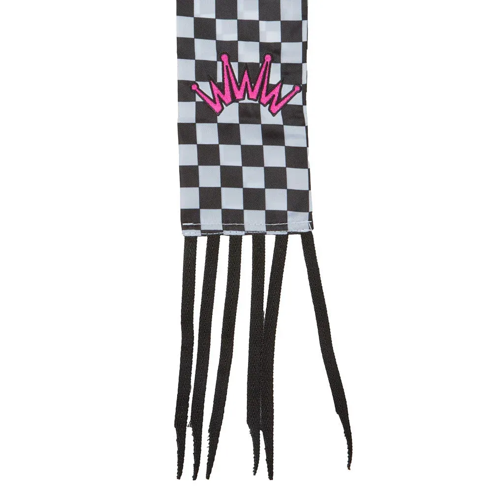 Best Ever Pads Hot Pink Checkered Deluxe Velcro Tail Bag - Image 2
