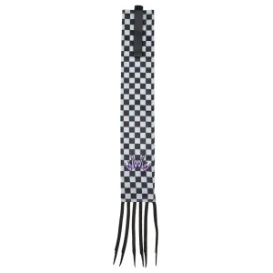 Best Ever Pads Purple Checkered Deluxe Velcro Tail Bag