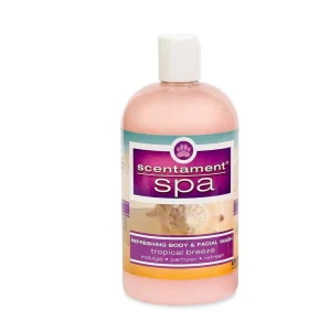 Best Shot Scentament Spa Body and Face Wash, Tropical Breeze, 16 oz