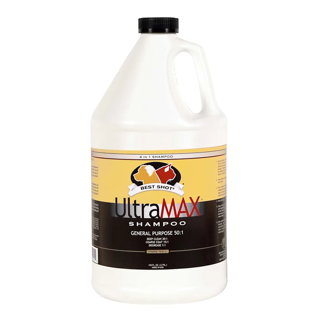 Best Shot Ultramax Pro Dog Shampoo, 1 Gallon