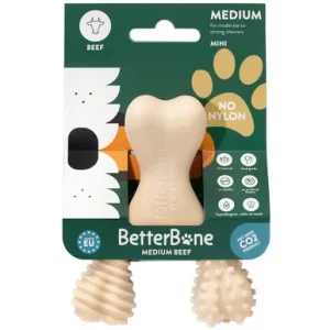 BetterBone Beef Flavor Medium Dog Dental Chew for Moderate