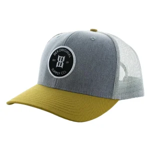 Bex Bosc Heather Grey & Tan Cap