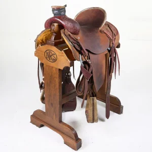 Billy Cook Used 16in 1/2 Floral Billy Cook Ranch Roper Saddle