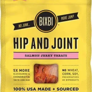 Bixbi Dog Hip & Joint Salmon Jerky 10oz {L+x}