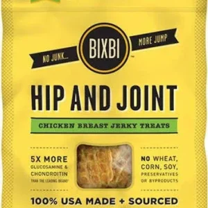 Bixbi Hip And Joint Chicken Breast Jerky Dog Treats-15-oz-{L+x}