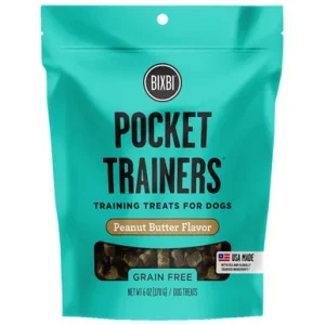 Bixbi Pocket Trainers Peanut Butter Flavor Dog Training Treats