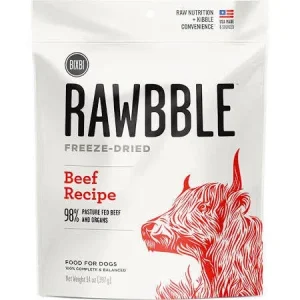 Bixbi Rawbble Dog Freeze Dried Beef 14oz {L+x}