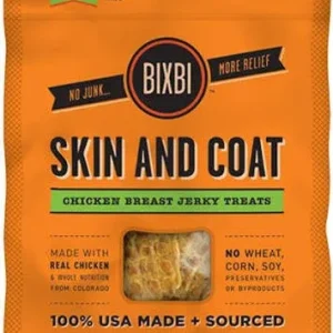 Bixbi Skin And Coat Chicken Breast Jerky Dog Treats-15-oz-{L+x}