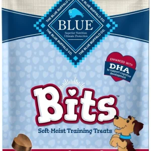 Blue Buffalo Bits Tender Beef Natural Soft Moist Training Dog Treats
