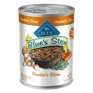 Blue Buffalo Blue's Stew Natural Wet Dog Food, Made with Natural Ingredients, Hunter's Stew, 12.5-oz. Can
