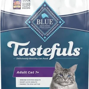 Blue Buffalo Healthy Aging Natural Chicken & Brown Rice Mature Dry Cat Food