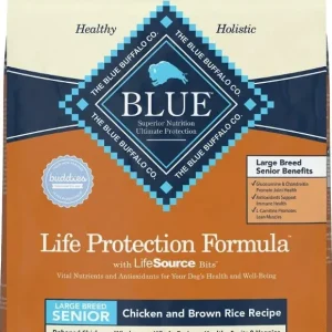 Blue Buffalo Life Protection Chicken & Brown Rice Recipe Large Breed Senior Dry Dog Food