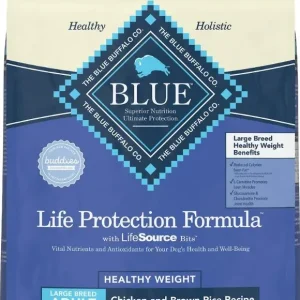 Blue Buffalo Life Protection Large Breed Natural Healthy Weight Chicken & Brown Rice Recipe Adult Dry Dog Food