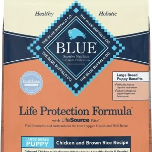 Blue Buffalo Life Protection Natural Chicken & Brown Rice Recipe Large Breed Puppy Dry Dog Food