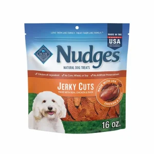 Blue Buffalo Nudges Jerky Cuts Natural Dog Treats — Real Chicken & Duck