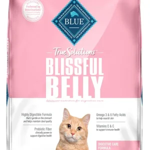 Blue Buffalo True Solutions Blissful Belly Natural Digestive Care Chicken Recipe Adult Dry Cat Food