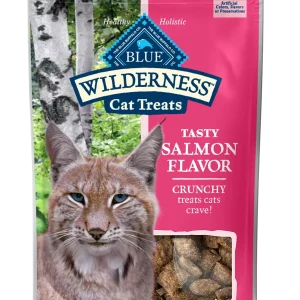 Blue Buffalo Wilderness Crunchy Cat Treats, Salmon 2 oz. Bag