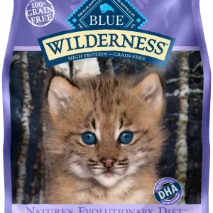 Blue Buffalo Wilderness Grain Free Chicken High Protein Recipe Dry Kitten Food