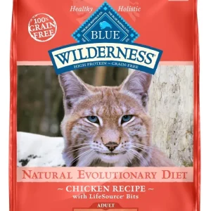 Blue Buffalo Wilderness Grain Free Hairball & Weight Control Natural Chicken High Protein Recipe Indoor Dry Cat Food
