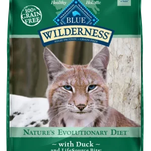 Blue Buffalo Wilderness Grain Free Natural Duck High Protein Recipe Dry Cat Food