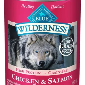 Blue Buffalo Wilderness Grain Free Salmon & Chicken Grill Canned Dog Food