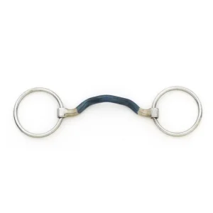 Blue Steel Loose Ring Port Mouth Bit